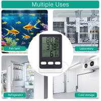 ORIA-termómetro Digital para refrigerador, dispositivo con sonda, Monitor de temperatura para interior y exterior, para acuario y pecera - details 0