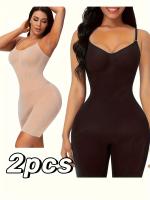 Moldeador De Mono Sin Costuras, Control De Abdomen Y Realce De Glúteos, Faja Reductora Para El Cuerpo De Las Mujeres, 2 Piezas - details 0
