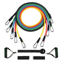 Fiess entrenamiento, cuerda multifuncional, banda de resistencia, Yoga, tensión corporal, ejercicio muscular, 11 piezas por juego - details 0