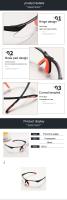 1/2 tú. Gafas ventiladas a prueba de viento para prevención de arena, gafas de seguridad para laboratorio de trabajo - details 3