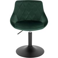 Taburete de Bar de Terciopelo Alto Regulable en Altura Diseño Giratorio para Peluquería - details 29