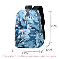 Mochilas estampadas con estampado de Color, mochilas escolares de gran capacidad para estudiantes, mochila de viaje impermeable, mochila de escuela secundaria - details 4