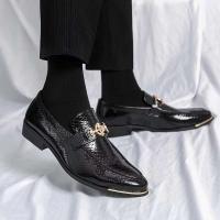 Zapatos de vestir Oxford de cuero hechos a mano para hombre, moda italiana, informales, de lujo, calidad Original - details 9