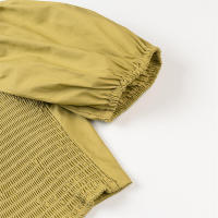 OUWU- Camisetas lisas empalmadas con solapa para mujer, túnica de manga corta con cuello cuadrado, camiseta con temperamento, estilo de moda femenina - details 7
