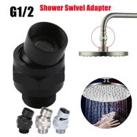 Adaptador de bola giratoria de ducha de cobre, extensión de brazo de ducha de cambio de ángulo G1/2, soporte ajustable, Conector de Ducha - details 2