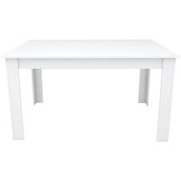 Comedor, Modelo Denver, para salón, Cocina, Acabado Blanco y Cambria, Dimensiones 138 (Largo) x 90 (Ancho) x 75 (Alto) (Blanco/Madera) - details 13