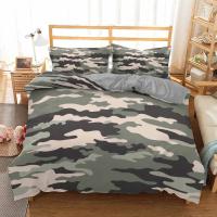 Juego de Ropa de Cama de Camuflaje 3D Cubierta de Edredón Suave con Funda de Almohada para Niño, Niña, Adulto Textil para el Hogar Cool - details 5