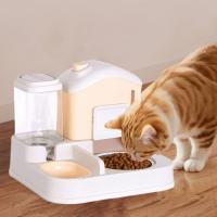 Alimentador de agua automático 2 en 1 para gatos, cuenco de comida para perros y gatos desmontable de gran capacidad, a prueba de derrames, separación en seco y húmedo, cuenco doble para perros - details 9