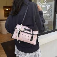 Bolso informal francés con forma de palo francés, bolso de hombro con lazo dulce, Y2K, bolso para axila de gran capacidad, trabajo - details 16