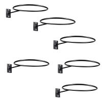Soporte de pared para exhibición de bolas, estante de almacenamiento para baloncesto, fútbol, voleibol y fútbol, paquete de 6 - details 0