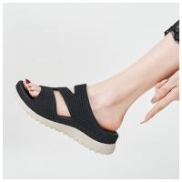 Sandalias deportivas y de ocio europeas y americanas nuevas sandalias de mujer de suela gruesa huecas con velcro 2025 - details 4