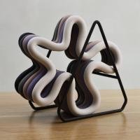 Armarios de silicona resistentes al calor, diseño geométrico antideslizante para mesas de cocina - details 2