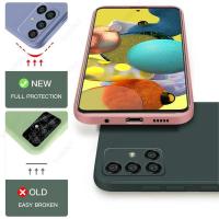 Silicona líquida para Samsung Galaxy Edge S25 S23 S22 Ultra Plus S24 FE A56 A54 A53 A55 A16, funda protectora suave para cámara - details 5