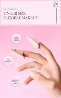 Mini esponja para pulgar para caca y Base facial, conector de detalle, crema correctora, accesorios cosméticos, herramientas de maquillaje - details 6