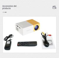 Mini Proyector Portátil con Móviles Home HD con memoria USB y SD, cine en casa, mejora su experiencia de películas, TV y juego - details 13