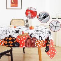 Mantel de Hojas de Arce Impermeable Decoración de Mesa de Comedor para Otoño, Halloween, Día de Acción Gracios Ideal para Bodas y Fiestas - details 6