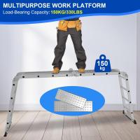 Escalera Telescópica de Aluminio de 5m Portátil, Desmontable, Antideslizante, Extensible, Multiusos, Carga de 150kg Mejoras del Hogar y Herramientas - details 44