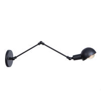 Lámpara de pared de Robot oscilante de doble brazo largo, candelabro de Metal Industrial Vintage, estilo Retro, L20/L30/l40 cm, negro, iluminación del hogar - details 6