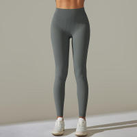 Leggings push-up sin costuras para mujer, pantalones elásticos de cintura alta para entrenamiento, correr, yoga, gimnasio - details 45