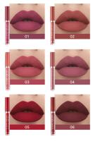 Juego de brillo de labios para mujer, lápiz labial mate, maquillaje de esmalte de labios impermeable de larga duración, Kit de brillo de labios Nude, taza antiadherente, 6 colores - details 5