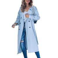 Chaqueta cortavientos de moda para mujer, abrigo largo para exteriores, ropa informal elegante, moda de otoño - details 2