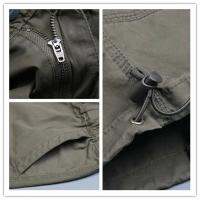 Pantalones Cortos de Algodón para Hombre Diseño Camuflaje Militar con Múltiples Bolsillos - details 3