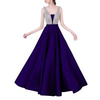 Elegante Vestido de Noche de Secuencia Corte Alto y Vibrante para Mujeres - details 2