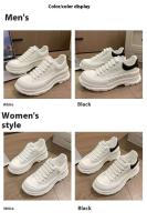2024 primavera nuevo M05 zapatos de tenis de encaje Casual para hombres blanco de corte bajo deportes y ocio invierno fondo grueso - details 3