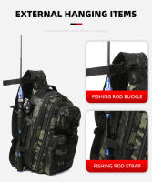 Mochila táctica militar Molle para hombre, bolso multifunción para acampar, escalar, viajar, un solo hombro - details 5