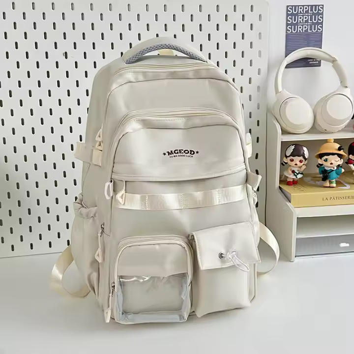 Mochila Escolar de Estilo Japonés de Alta Gama Gran Capacidad para Estudiantes de Secundaria y Universidad - 1
