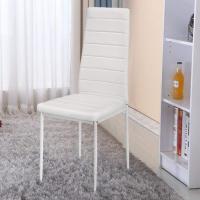 Asiento y Respaldo Acolchado, Juego de Sillas de Comedor, Probado por SGS, 2 Piezas (Blanco) - details 6