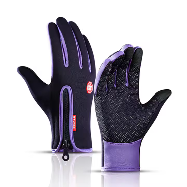 Guantes Térmicos De Ciclismo Para Hombres Y Mujeres, Guantes De Esquí Resistentes Al Agua Y Al Agua, 1 Par - 1
