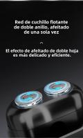 Maquinilla De Afeitar Inteligente De Doble Cabezal Mini Maquinilla De Afeitar De Viaje Portátil Para Coche Lavable Recargable De Larga Duración - details 4