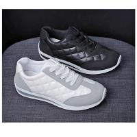Zapatillas de deporte informales para mujer, zapatos deportivos planos con cordones, a la moda - details 0