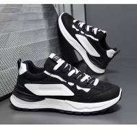 Los zapatos deportivos y de ocio de malla blanca transpirable de invierno para hombre se pueden colocar con logotipos - details 8