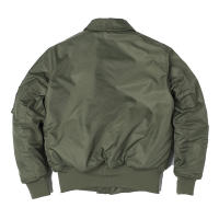 Chaqueta de vuelo Bomber CWU 45P acolchada de nailon para invierno, abrigo de estilo militar Vintage TOP GUN, chaqueta para hombre - details 6