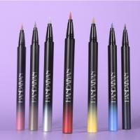 HANDAIYAN lápiz de ojos nacarado, delineador de ojos líquido metálico extremadamente fino, eyeliner waterproof, resistente al agua y duradero, sin manchas de Maquillaje Mujer lapiz de ojos - details 11