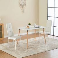 Sillas de Comedor Juego de 4 Sillas de Metal para Cocina, Silla de Mesa Comoda Silla con Asiento Tapizado, Negro - details 136