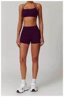 Sujetador de Yoga suave con espalda de belleza para mujer, entrenamiento de gimnasio, deportes de secado rápido, Top elástico con doble hombro y cuello, ropa interior para correr y Fitness al aire libre - details 27