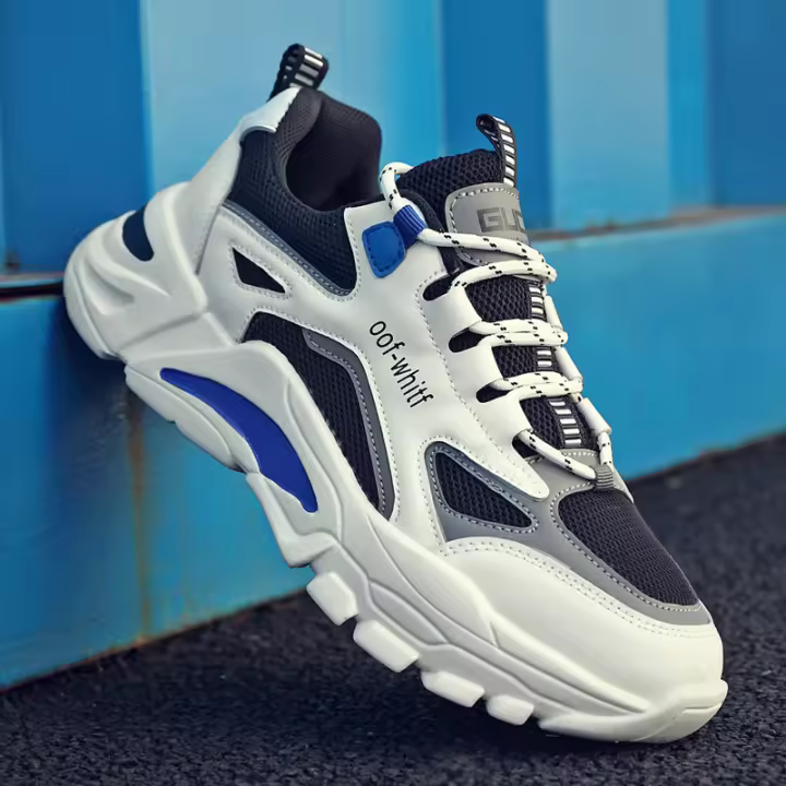 Zapatillas Deportivas de Malla Transpirable para Hombres Estilo Coreano de Verano Versátil y Casual - 1