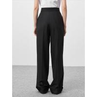 Pantalones de pierna ancha de cintura alta para mujer cómodos y sueltos primavera otoño - details 1