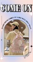 Mochila coreana de gran capacidad para estudiantes de secundaria y universidad, nueva mochila láser versátil de estilo japonés - details 0