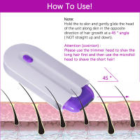 Afeitadora Eléctrica Inalámbrica de Touch Start Recargable, Sin Cable, Afeitadora de Acero Inoxidable para Cuerpo Completo Ideal para Mujeres - details 3