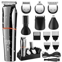 Afeitadora Kemei Digital Original todo en uno para hombres afeitadora de cejas y barba kit de aseo de peluquería - details 0