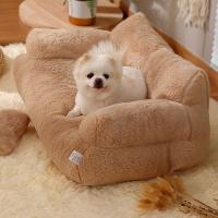Cama suave y cálida para gato, sofá para perro, estera cómoda, lavable, casa para dormir para gatito y cachorro, nido de felpa antideslizante para invierno - details 7