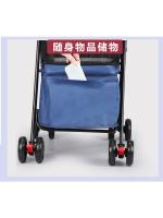 Carrito para mascotas, carrito para perros pequeños y gatos, carrito de peluche ligero y plegable al salir - details 11