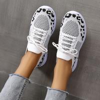 Zapatillas de Mujer para Tenis con Leopardo 2023 Primavera Otoño Nuevas Malla Transpirable Deportivas para Correr y Caminar Zapatos Planos - details 6