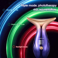 Dispositivo de belleza para Lifting de cuello, masajeador Facial antiarrugas de microcorriente, rejuvenecimiento de la piel, vibrador de doble mentón fino - details 2