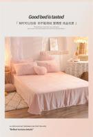 Juego de ropa de cama de lujo, edredón de terciopelo de visón Kawaii, con sábanas, individual y doble, color rosa cálido, para Otoño e Invierno - details 13