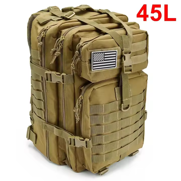 Mochila Táctica de 45L Paquete de Asalto de 3P para Sobrevivencia al Aire Libre - 1